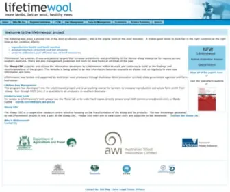 Lifetimewool.com.au(This site) Screenshot