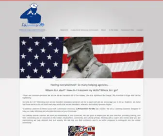 Lifetransitionforme.com(Military to Civilian Life) Screenshot