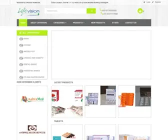 Lifevisionhealthcare.com(Pharma Third Party Manufacturing Company) Screenshot