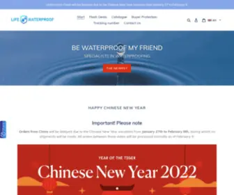 Lifewaterproof.com(Join the waterproof world) Screenshot