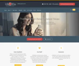 Lifewaycenters.com(Offering Hope for Life) Screenshot