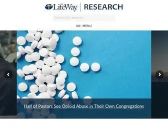 Lifewayresearch.com(Enlightening Churches With Research & Insights) Screenshot