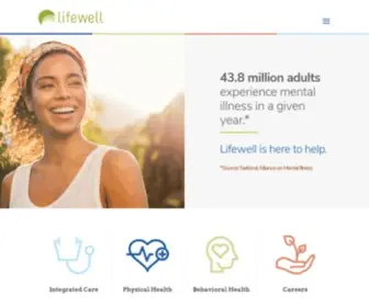 Lifewell.us(Integrated Healthcare Agency) Screenshot