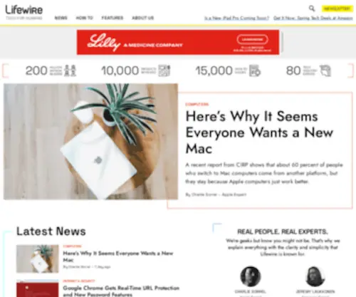 Lifewire.com(Tech News) Screenshot