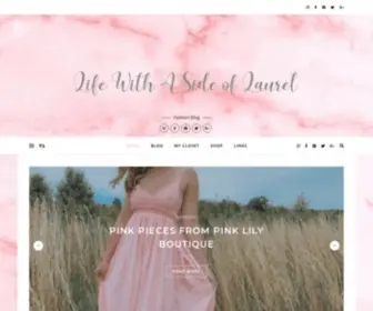 Lifewithasideoflaurel.com(Fashion Blog) Screenshot