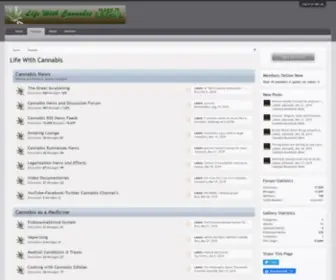 Lifewithcannabis.com(Life With Cannabis) Screenshot