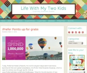 Lifewithmytwokids.com(Life With My Two Kids) Screenshot