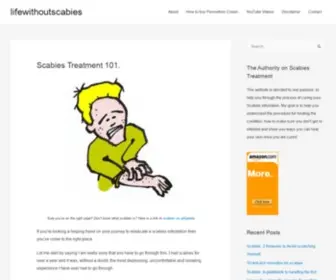 Lifewithoutscabies.com(Cure scabies) Screenshot