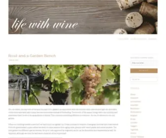 Lifewithwine.com(Life with wine) Screenshot