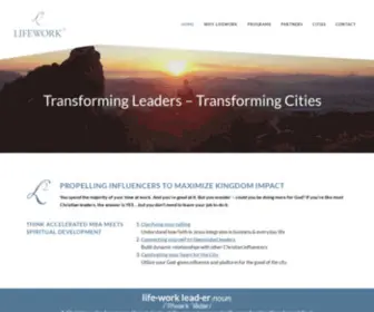 Lifeworkleadership.org(Lifework Leadership) Screenshot