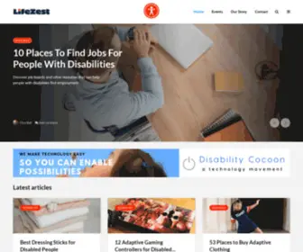 Lifezest.co(Assistive Technology for Disabled People) Screenshot