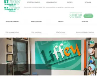 Liffeygroup.com(Un espacio diferente para aprender y enseñar idiomas) Screenshot