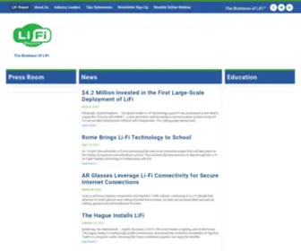 Lifireport.com(LiFi Report) Screenshot
