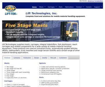 Lift-TEK.com(Lift Technologies) Screenshot
