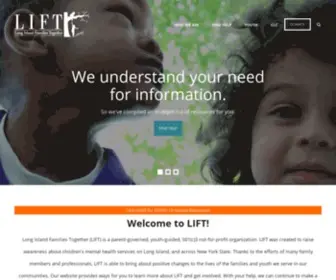 Lift4Kids.org(Long Island Families Together) Screenshot