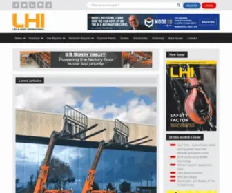 Liftandhoist.com(Lift and Hoist International) Screenshot