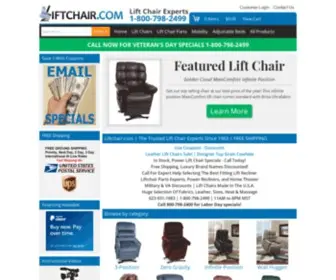 Liftchair.com(Lift Chair Recliner Store) Screenshot