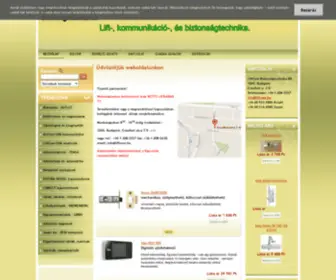 Liftcom.hu(A LiftCom Biztonságtechnika Kft kínálata) Screenshot