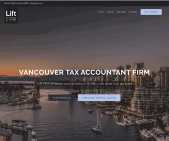 LiftcPa.com(Vancouver Tax Accountant Firm) Screenshot