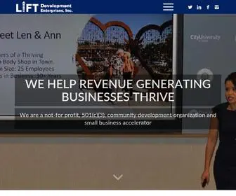 Liftde.org(LIFT Development Enterprises) Screenshot