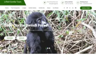 Liftedgorilla.com(About African Gorillas) Screenshot