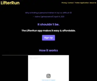 Lifterrun.com(LifterRun) Screenshot