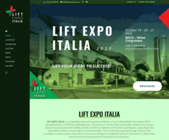 Liftexpoitalia.com(Fiera internazionale degli ascensori) Screenshot