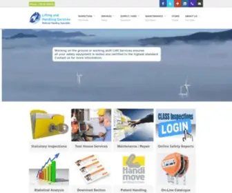 Liftingandhandling.ie(Lifting and Handling Services) Screenshot