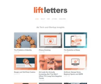 Liftletters.com(Lift Letters) Screenshot