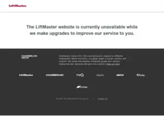 Liftmaster.com(Chamberlain) Screenshot