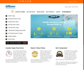 Liftowforklifttraining.com(Certification chariots élévateurs) Screenshot