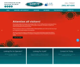 Lifttemp.com(Lift Temp Inc) Screenshot
