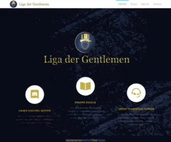 Liga-DER-Gentlemen.de(Liga DER Gentlemen) Screenshot