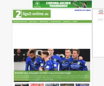 Liga2-Online.de(2. Bundesliga) Screenshot