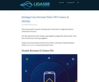 Liga588.net(Liga588 Gamer Online) Screenshot