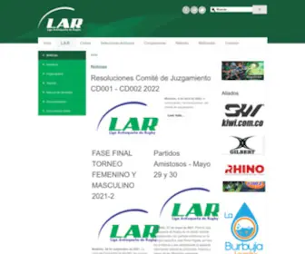 Ligaantioquenaderugby.com(Noticias) Screenshot