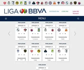 Ligabbva.mx(LIGA MX) Screenshot