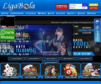 Ligabola.com Screenshot