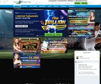 Ligaciputra.com Screenshot