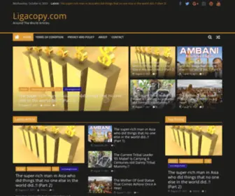 Ligacopy.com(Around The World Articles) Screenshot