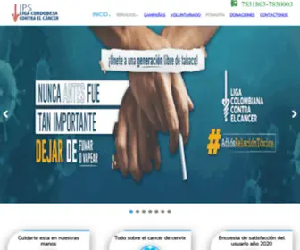 Ligacordobesa.org(Liga Cordobesa Contra el Cancer) Screenshot