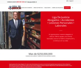 Ligadejusticia.com(Accidentes) Screenshot