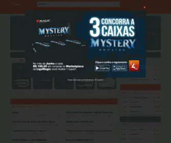 Ligamagic.com.br(Tudo sobre Magic) Screenshot