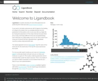 Ligandbook.org(Ligandbook (release)) Screenshot