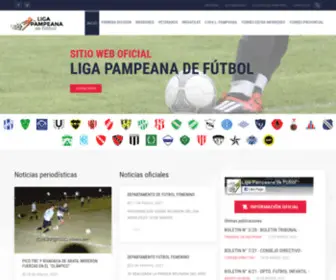 Ligapampeana.com.ar(Liga Pampeana) Screenshot