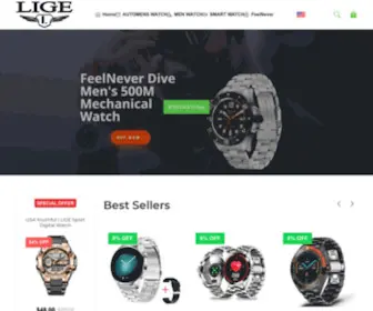 Lige-Watch.com(Lige Watch Official Store) Screenshot