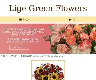 Ligegreenflowers.com(  Arlington Florist) Screenshot