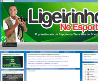 Ligeirinhonoesporte.com.br(Ligeirinhonoesporte) Screenshot