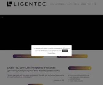 Ligentec.com(Home) Screenshot