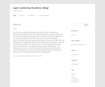 Ligeracademyblog.org(Liger Leadership Academy's Blog) Screenshot